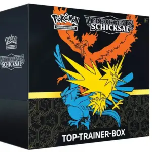 Pokemon TCG Verborgenes Schicksal Top Trainer Box DE