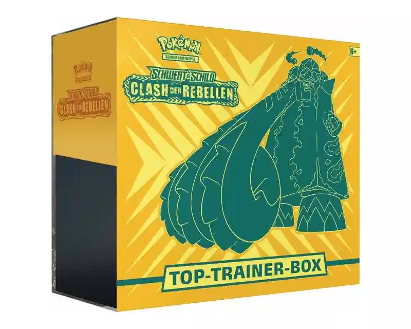 Pokemon TCG Clash der Rebellen Top Trainer Box DE