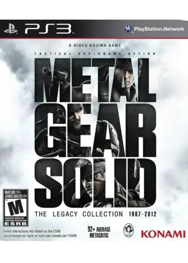Metal Gear Solid The Legacy Collection - PS3 Neu