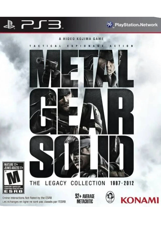 Metal Gear Solid The Legacy Collection – PS3 Neu