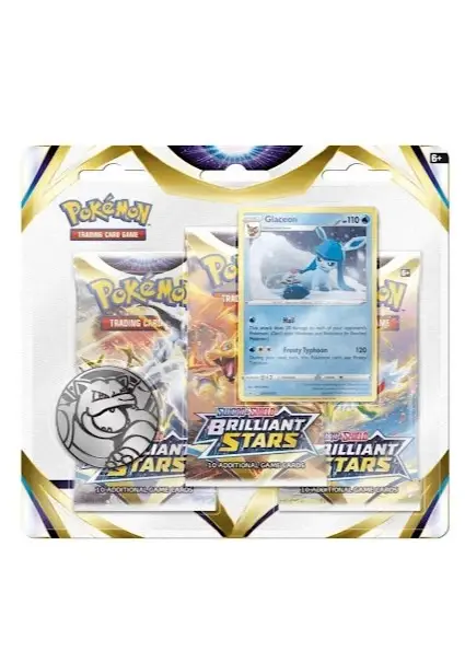 Pokemon TCG Brilliant Stars 3 Pack Blister EN