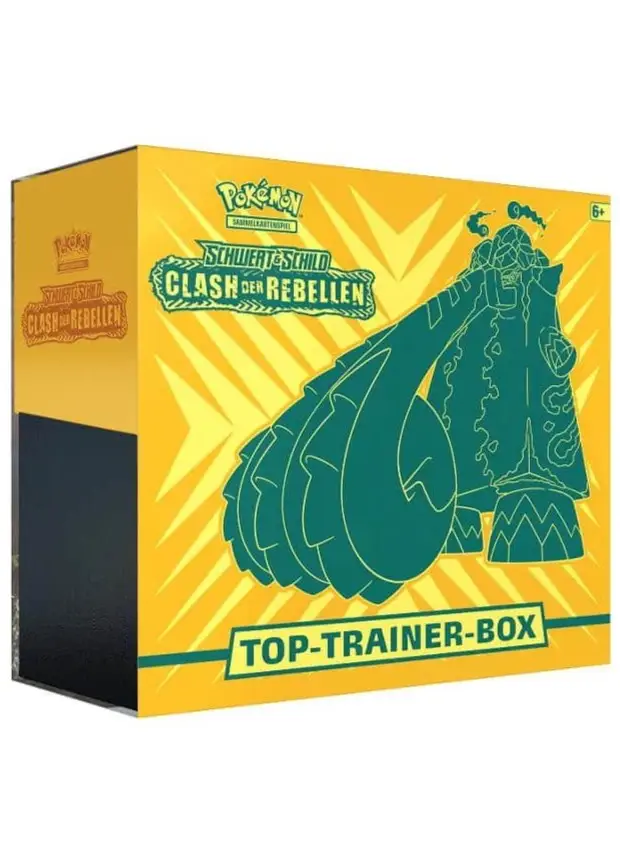 Pokemon TCG Clash der Rebellen Top Trainer Box DE
