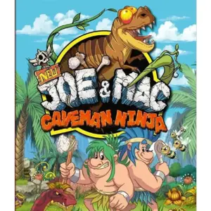 New Joe & Mac Caveman Ninja T-Rex Edition