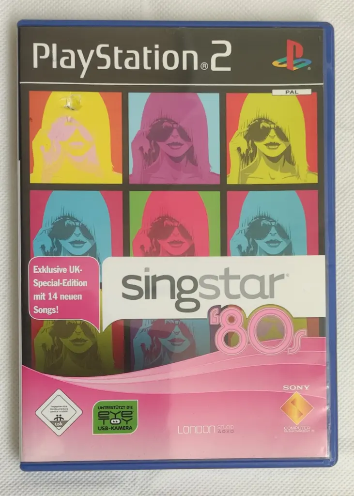 Singstar Sing Star 80s UK Edition Playstation 2