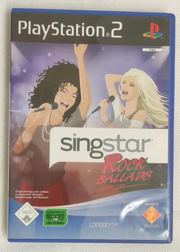 Singstar Rock Ballads - Playstation 2