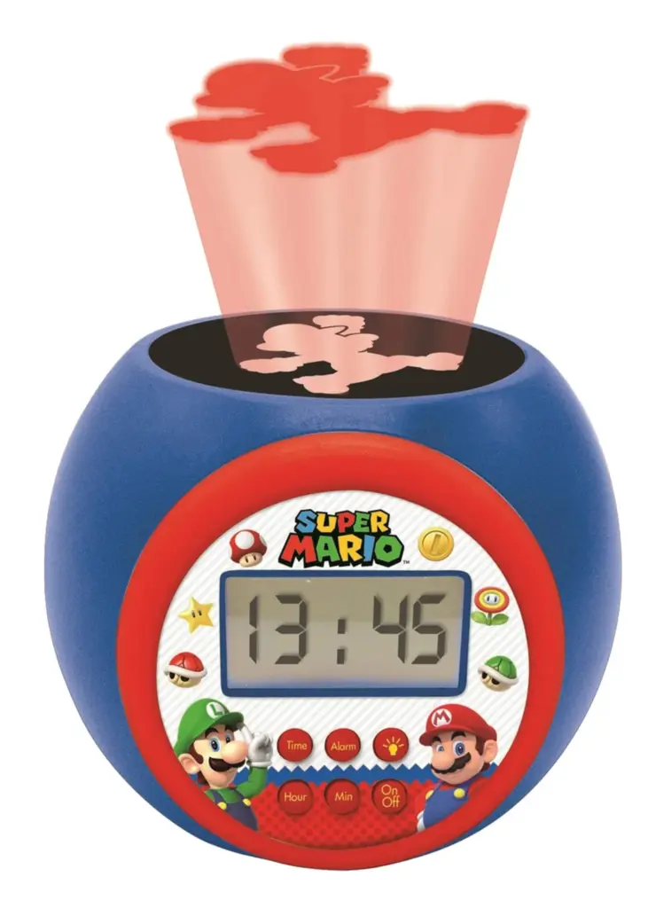 Wecker mit Projektion Super Mario Lexibook