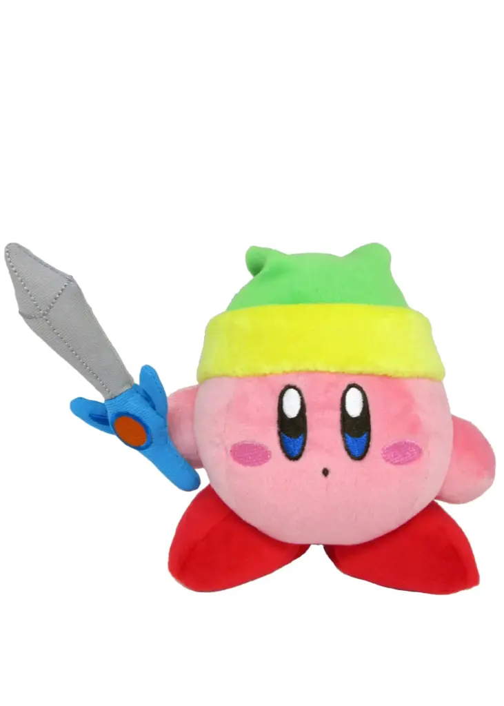 Kirby Link mit Schwert 12cm Nintendo Plüsch