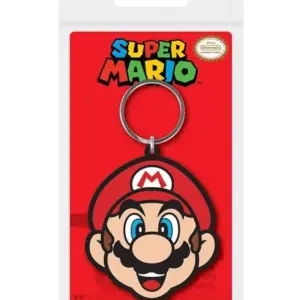 Super Mario Gummi-Schlüsselanhänger Mario 6 cm