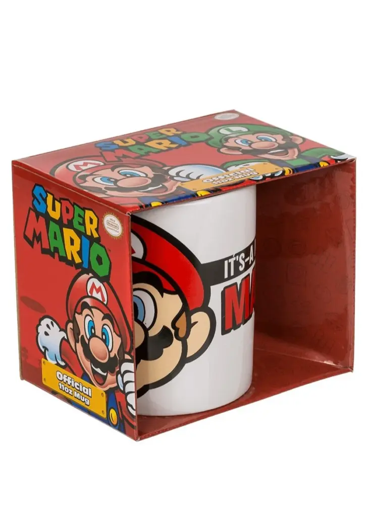 Super Mario It’s A Me Mario Keramik Tasse