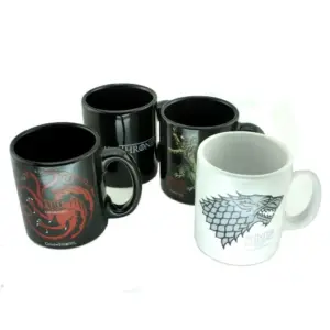 GAME OF THRONES - SET OF 4 ESPRESSO