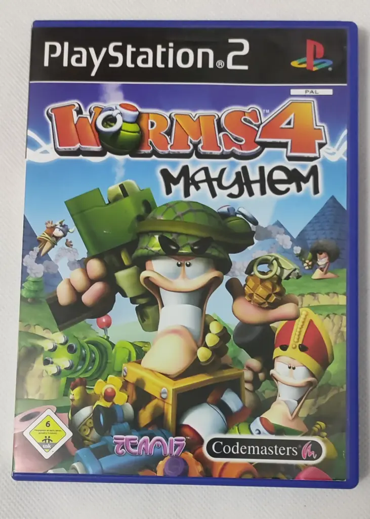Worms 4 Mayham PS2 Playstation 2