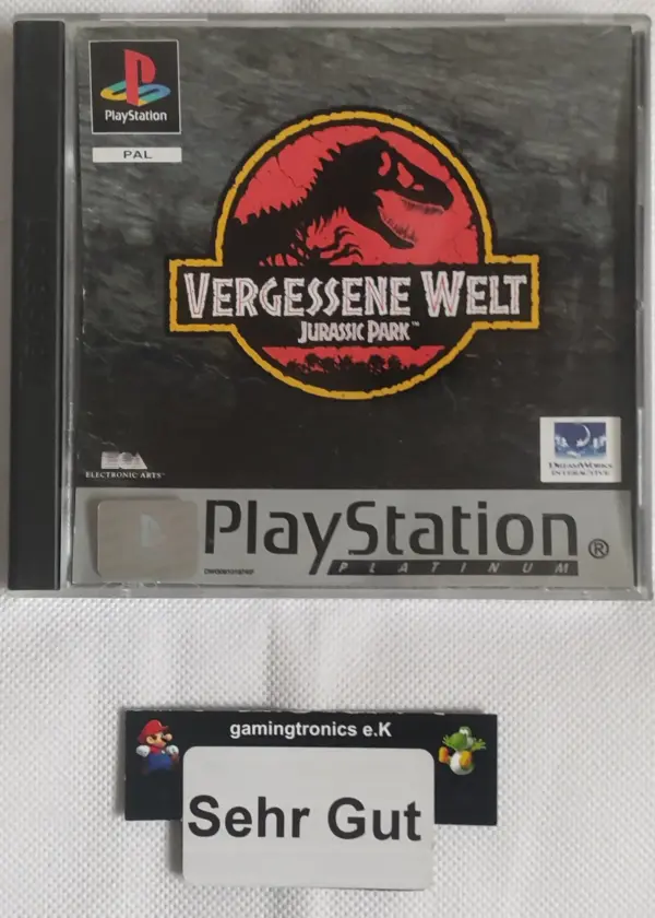 Vergessene Welt: Jurassic Park Playstation 1 PSX Spiel Gebraucht