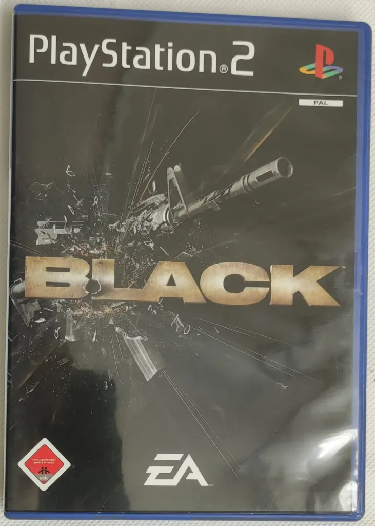 Black BLACK Playstation 2