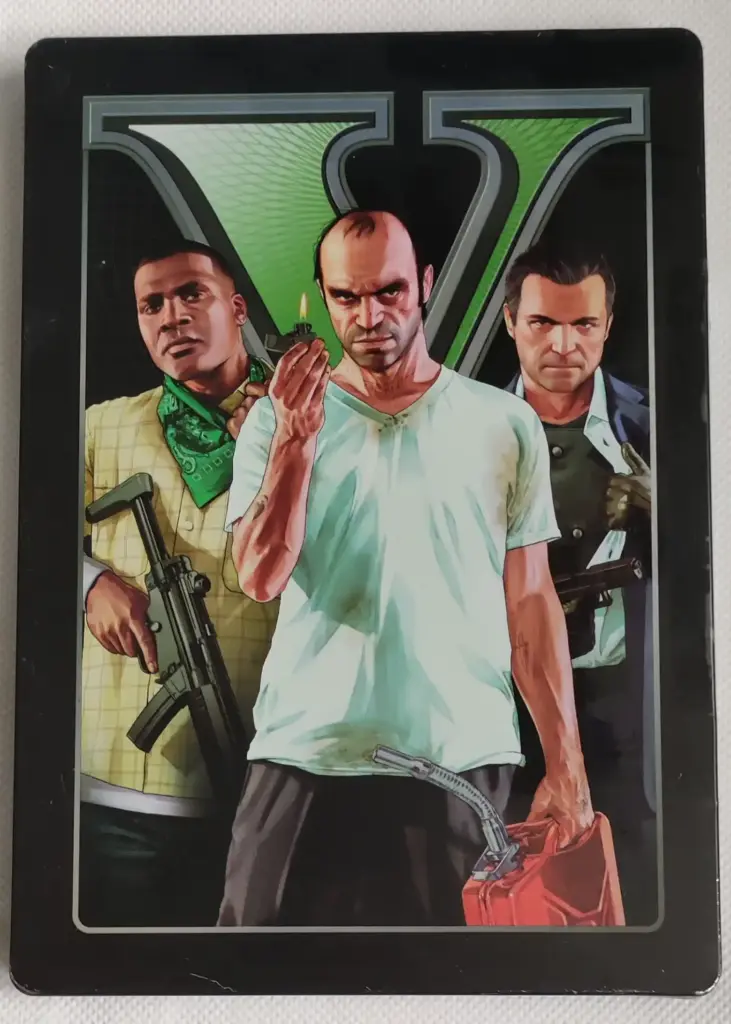 GTA 5 Grand Theft Auto V Steelbook Xbox 360