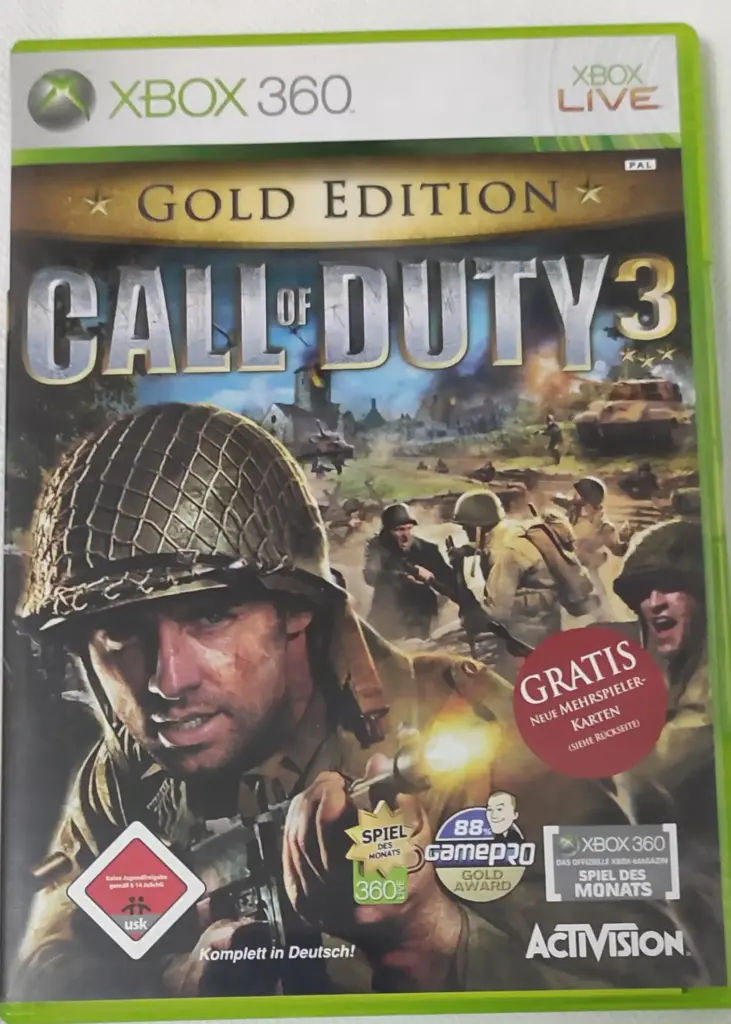 Call of Duty 3 Gold Edition Xbox 360