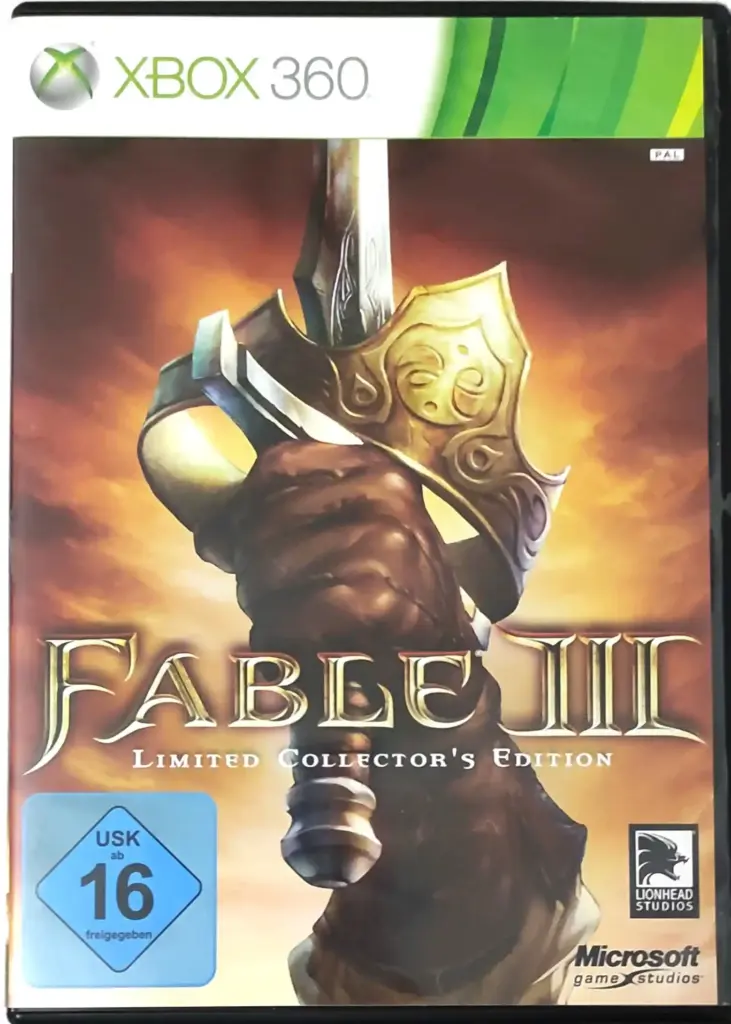 Fable 3 Limited Collectors Edition Xbox 360