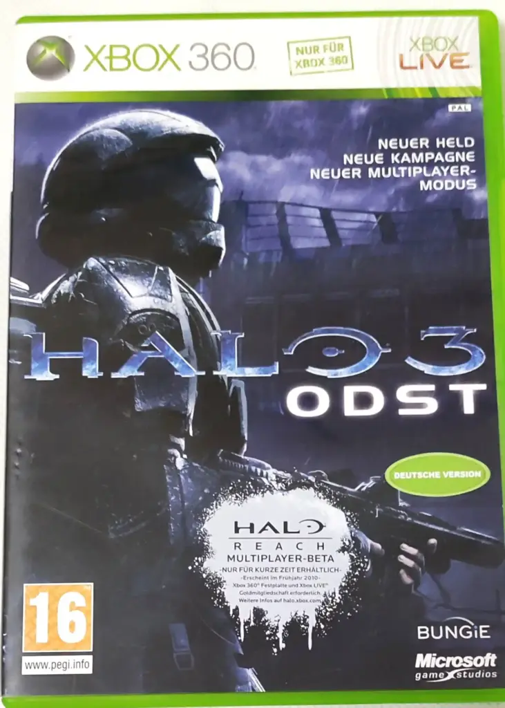 Halo 3 ODST Xbox 360
