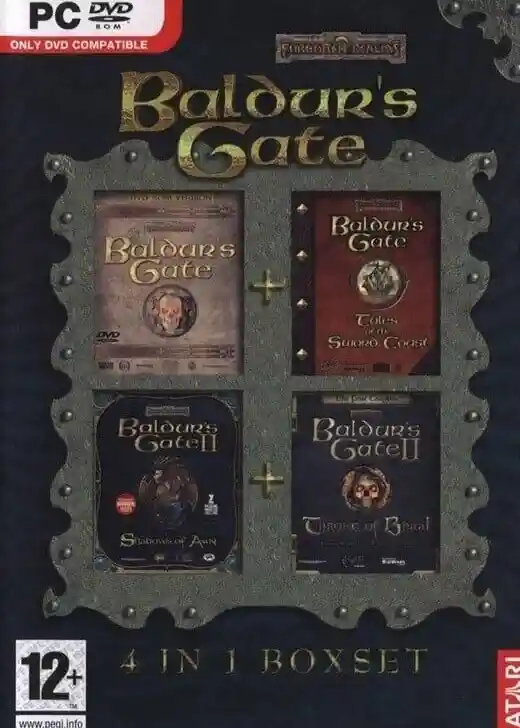 Baldurs Gate Compilation 4 in 1 Box Set NEU PC