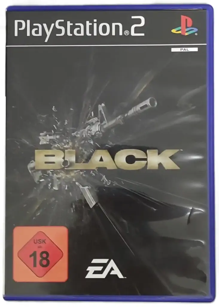 Black BLACK Sony Playstation 2