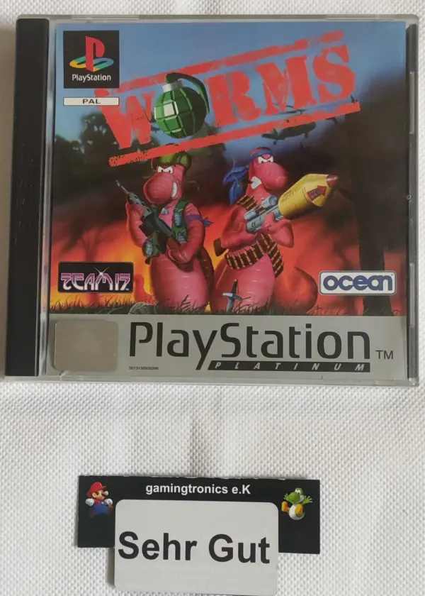 Worms PS1 Spiel