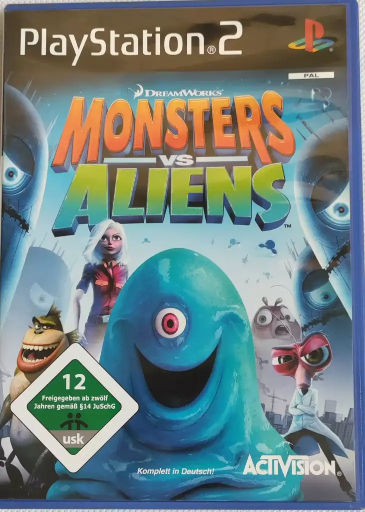 Monsters vs Aliens Playstation 2