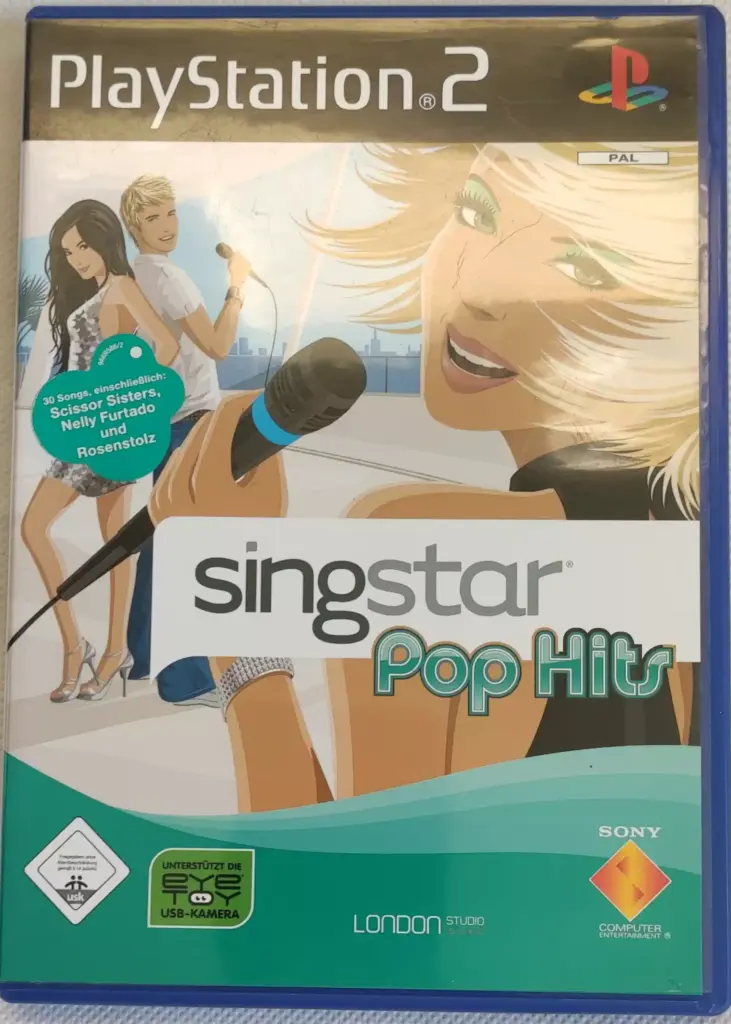 Singstar Sing Star Pop Hits Playstation 2