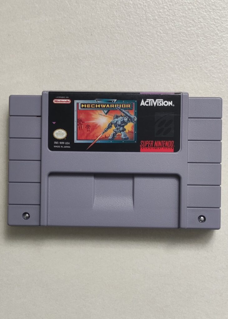 Mechwarrior NTSC Super Nintendo SNES