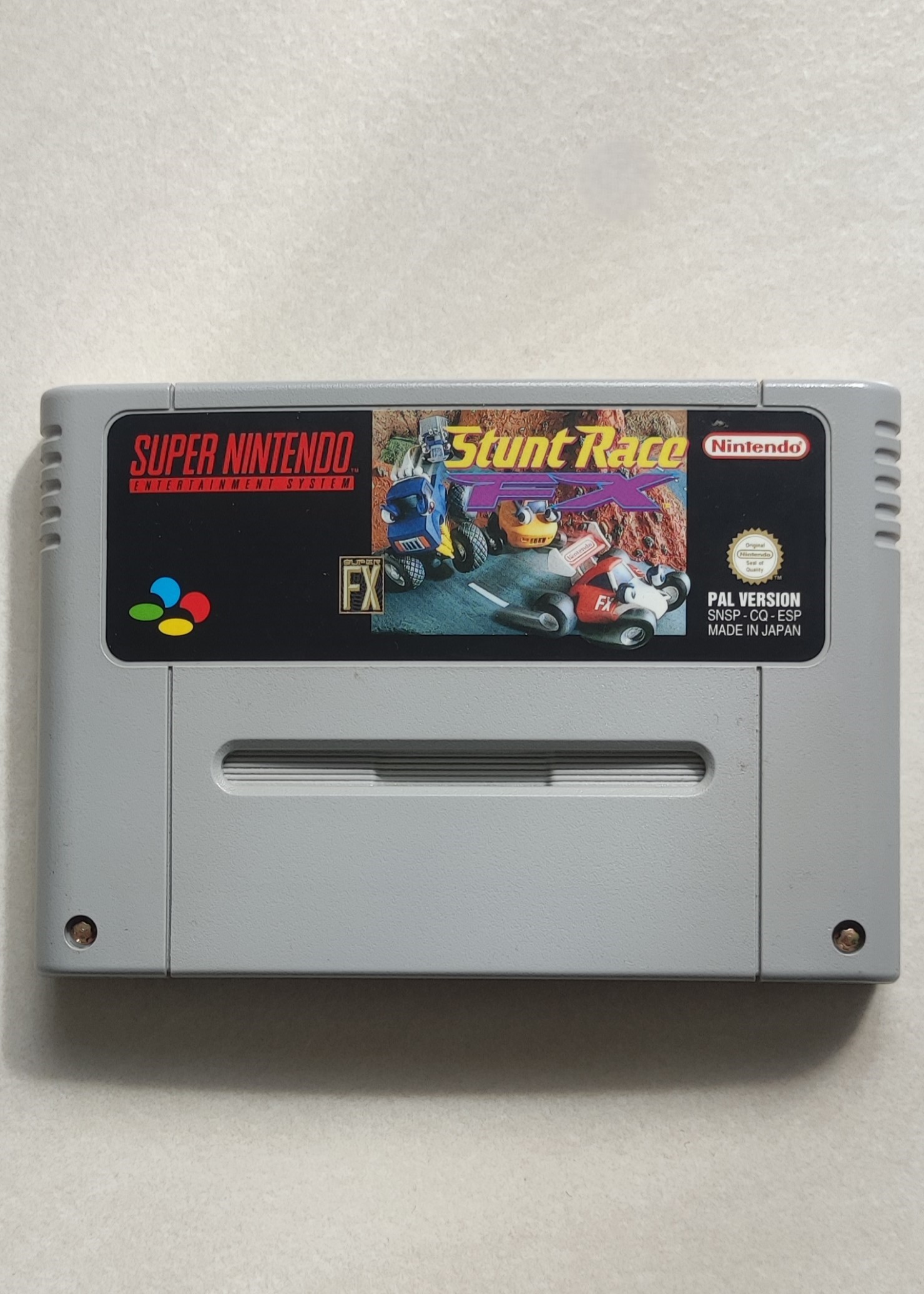 Stunt Race FX Super Nintendo SNES