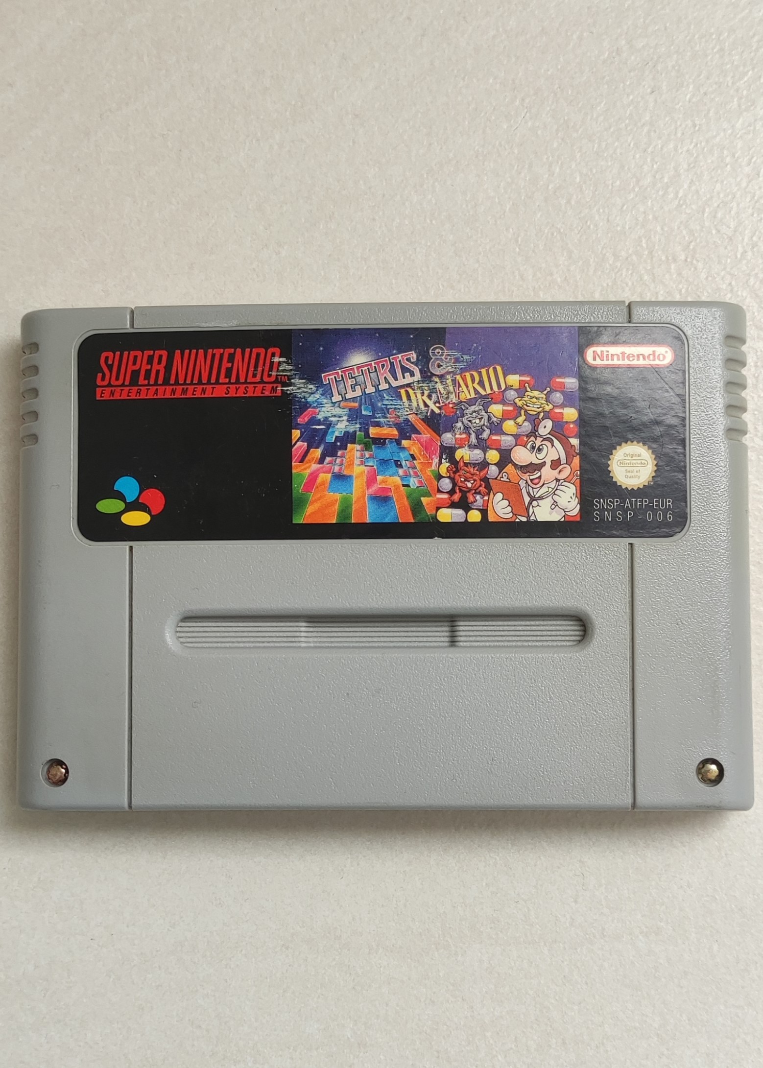 Tetris & Dr. Mario Super Nintendo SNES