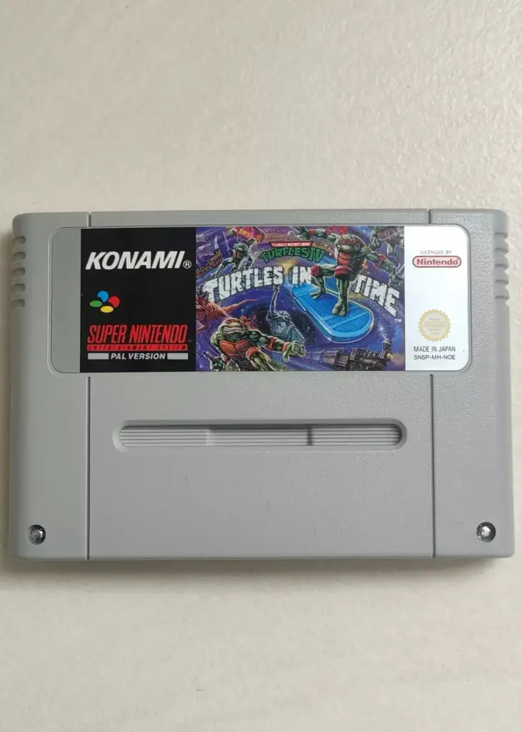 Turtles in Time Turtles IV Nintendo SNES