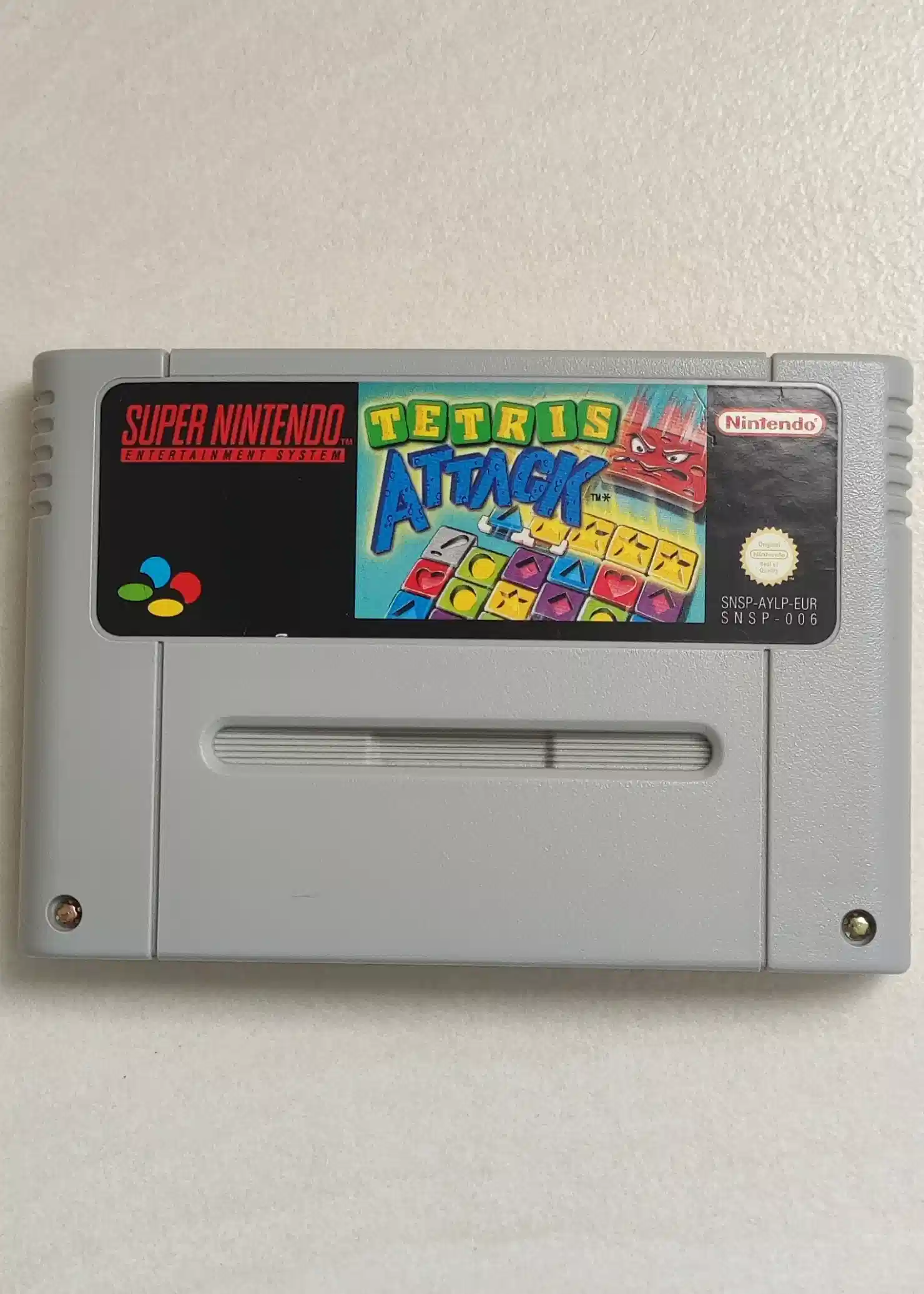 Tetris Attack Super Nintendo SNES