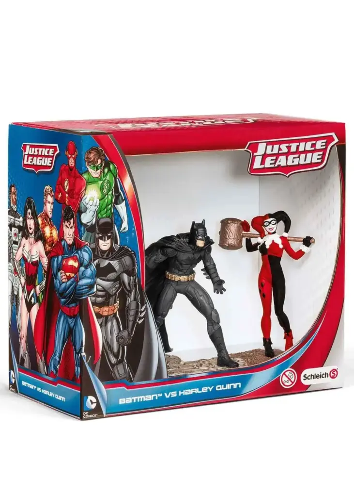 Schleich Scenery Pack Batman vs. Harley Quinn