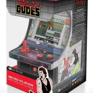 My Arcade Bad Dudes Micro Player - 6.75 Inch Mini Retro
