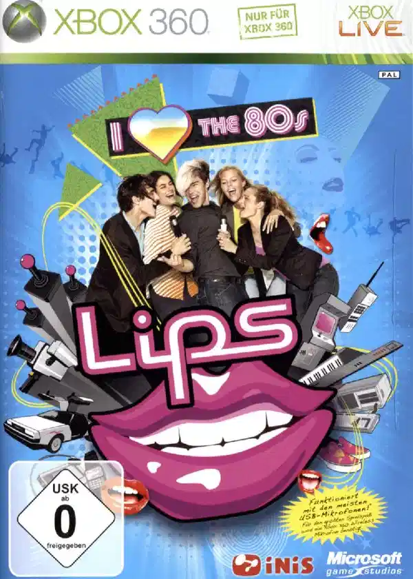 Lips I Love The 80s Xbox 360