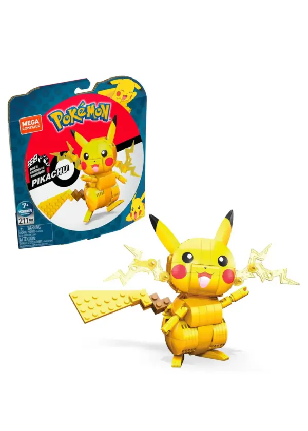 Pokemon Mega Construx Medium Pikachu
