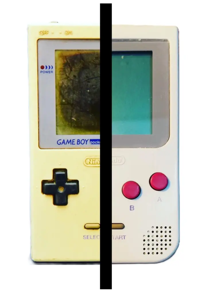 Nintendo GameBoy Pocket bleichen Retrobright
