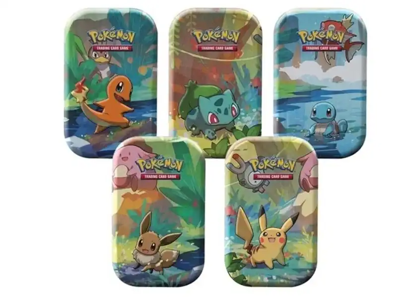 Pokemon Kanto Friends Mini Tin Box