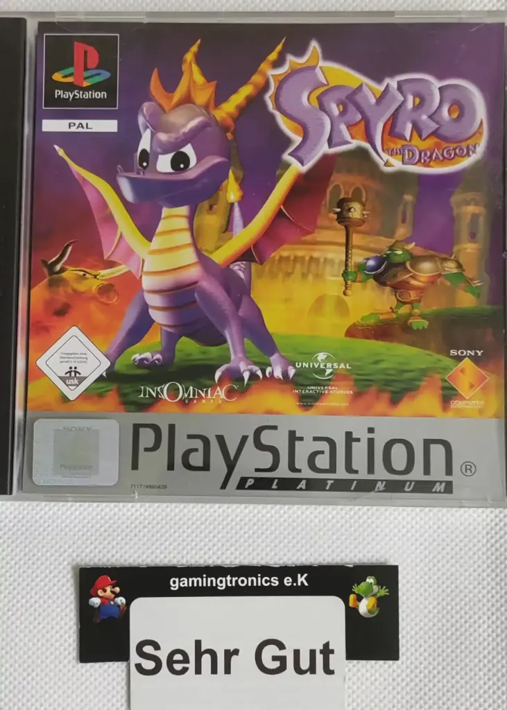 Spyro the Dragon  Sony Playstation 1 PSX