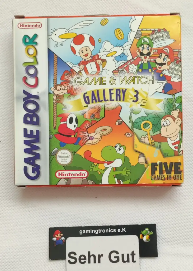 Game & Watch Gallery 3 OVP GameBoy Color