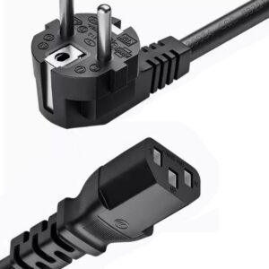 Kaltgerätestecker HL-026 Netzkabel Stromkabel 1.5m