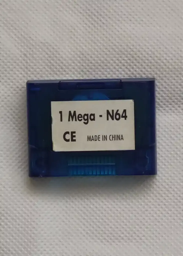 N64 Nintendo Memorycard Speicherkarte 1 Mega