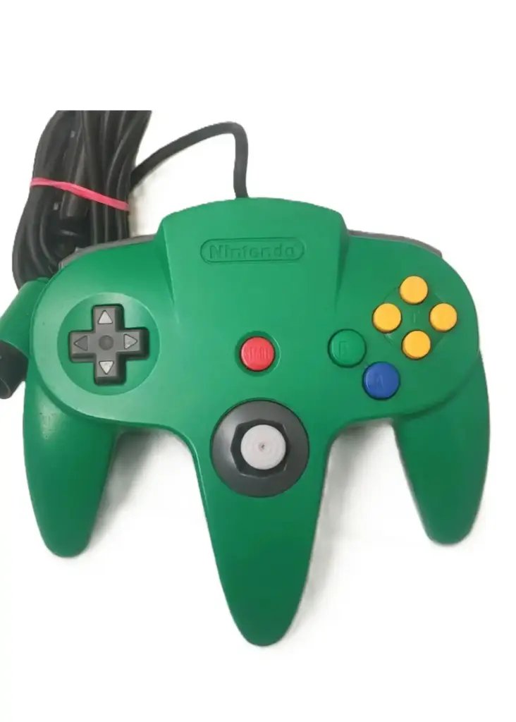 Original N64 Nintendo Controller Grün Sehr Gut