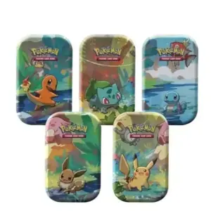 Pokemon Kanto Friends Mini Tin Box
