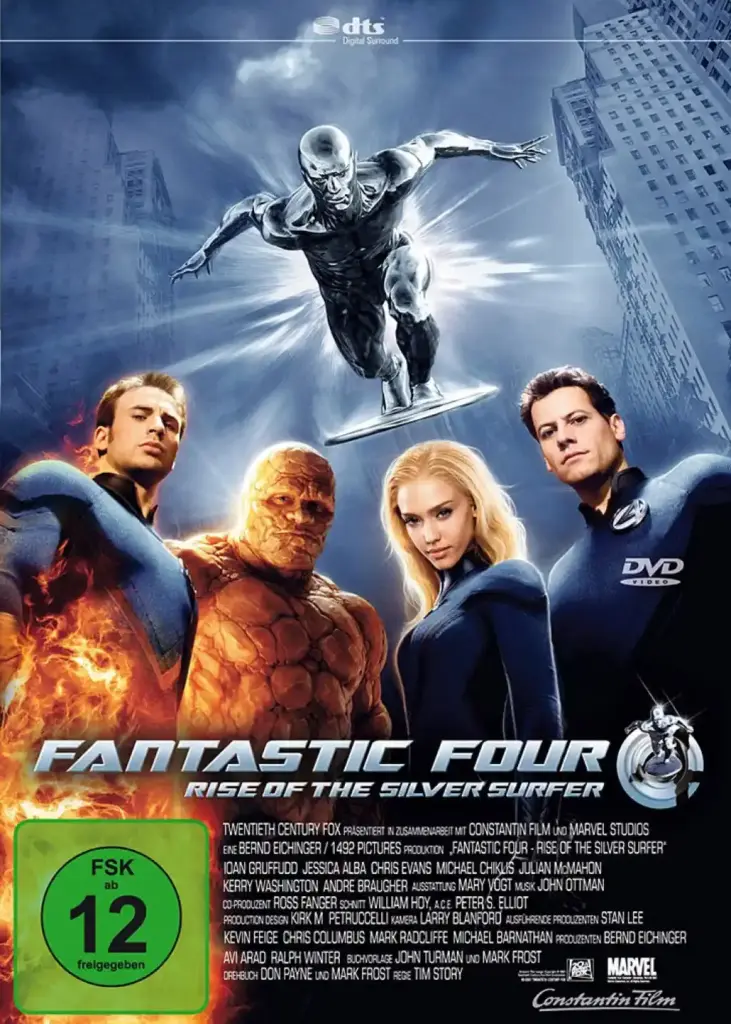 Fantastic Four Rise of the Silver Surfer DVD
