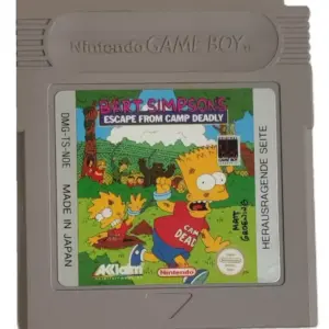 Bart Simpsons Escape from Camp Deadly Game Boy