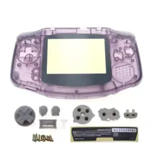 Clear Purple GBA Gehäuse