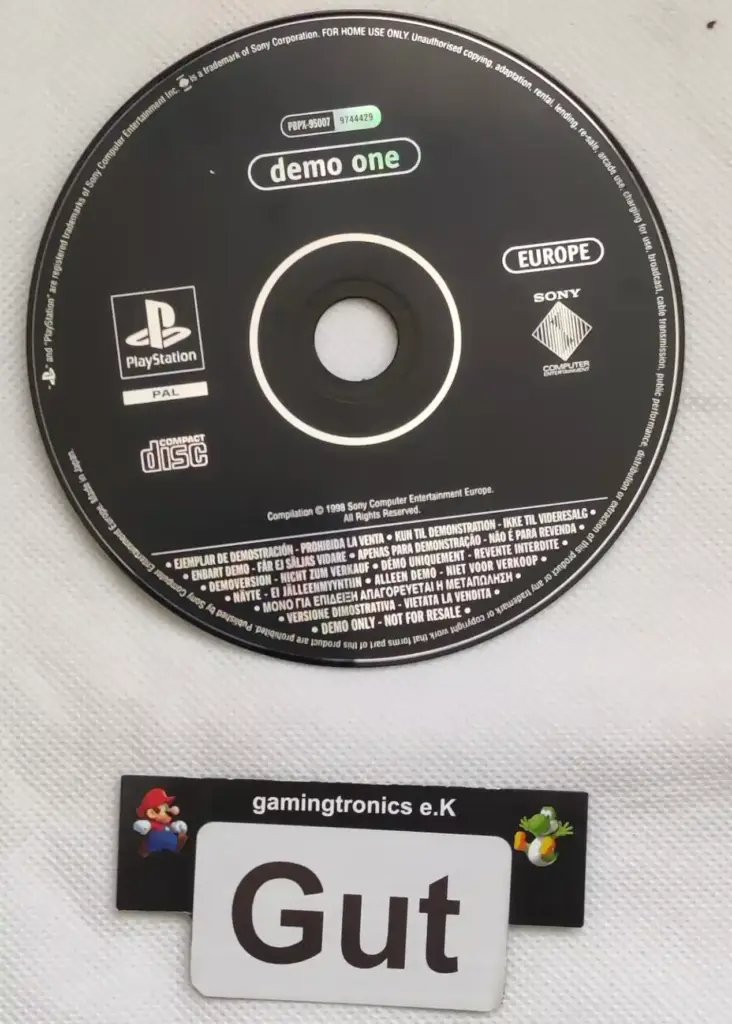 Demo One PBPX-95007 Sony Playstation 1