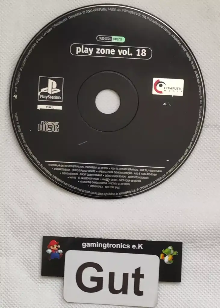 Demo play zone vol. 18 Sony Playstation 1
