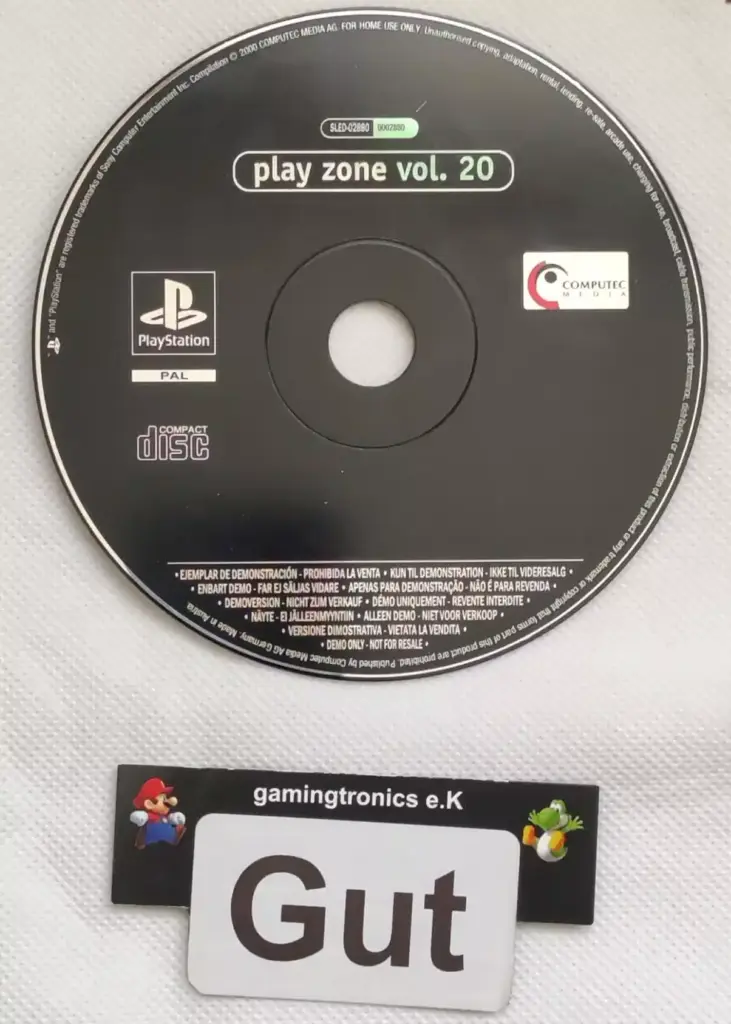 Demo play zone vol. 20 Sony Playstation 1