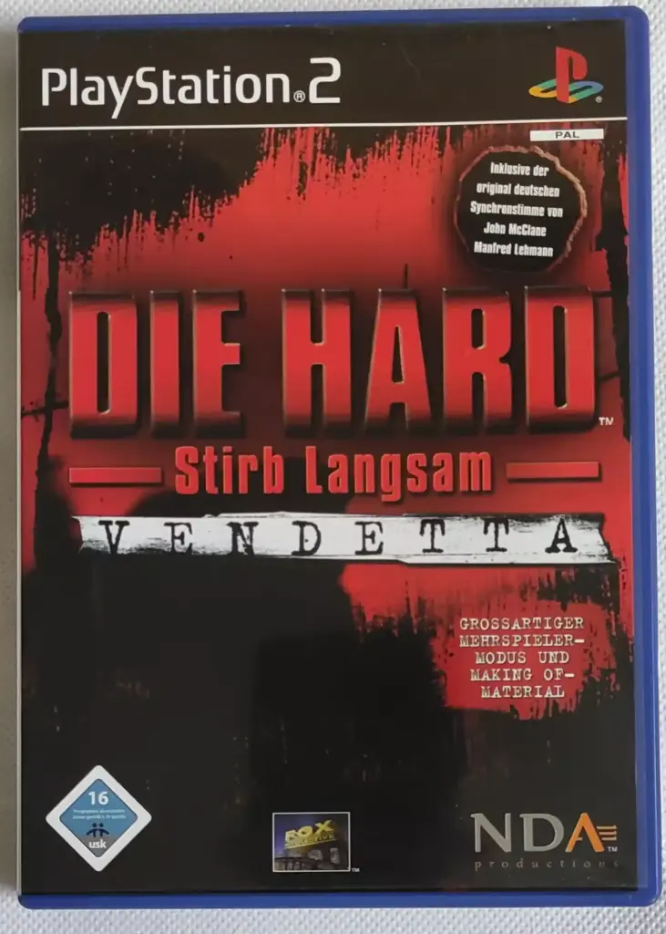 Die Hard Stirb Langsam Vendett PS2 Playstation 2
